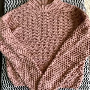 Universal Thread Textured Pink Sweater